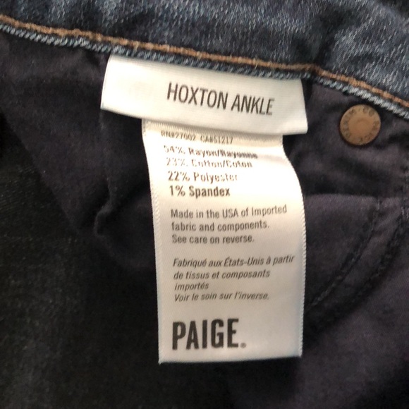 PAIGE Hoxton Ankle Jeans - Picture 4 of 7